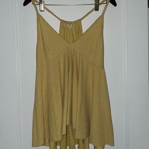 Yellow romper size S worn once